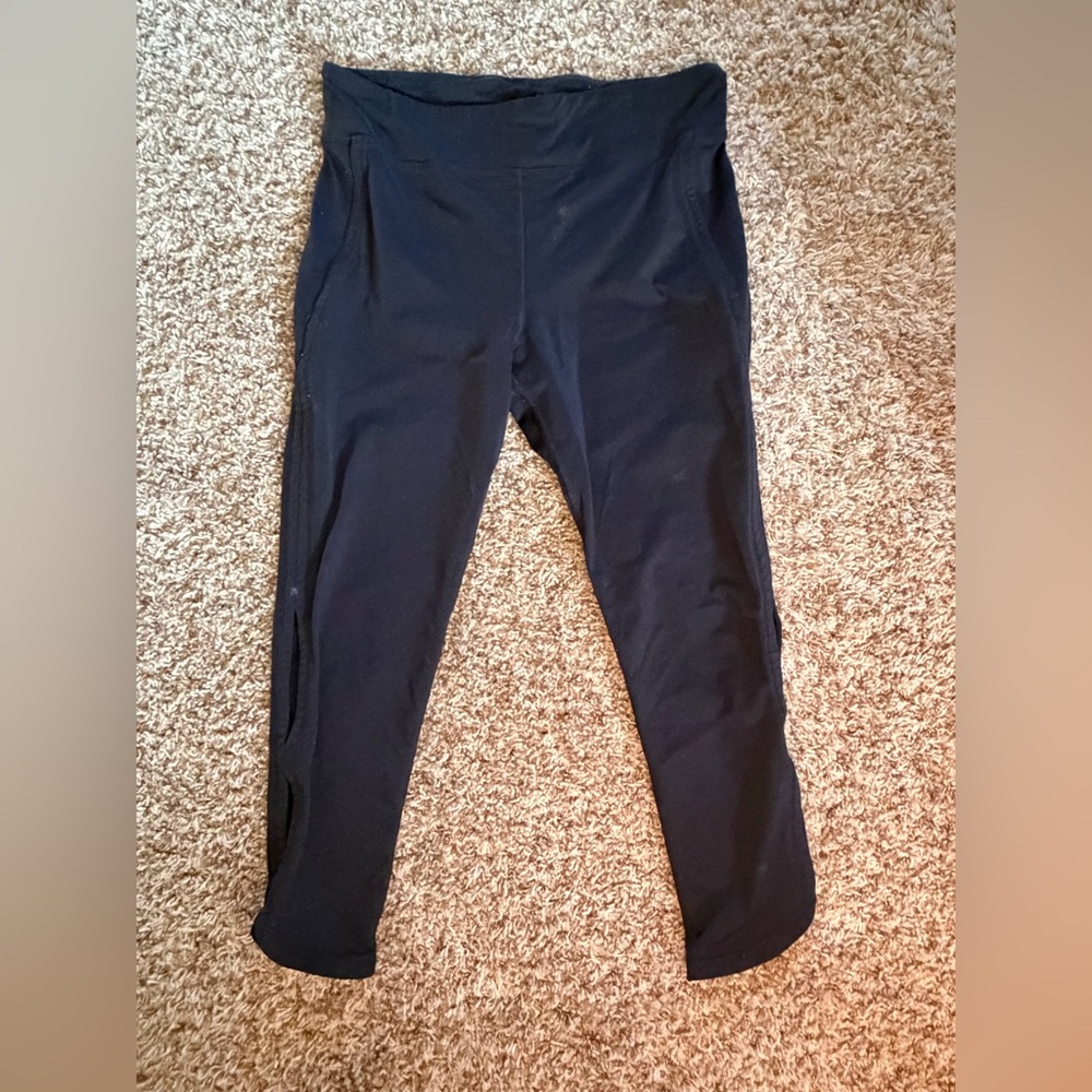 Free People Movement Athletic Black Activewear Large Leggings